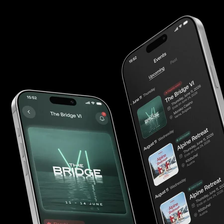 The Bridge Online App Mockups
